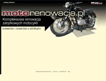 Tablet Screenshot of motorenowacja.pl